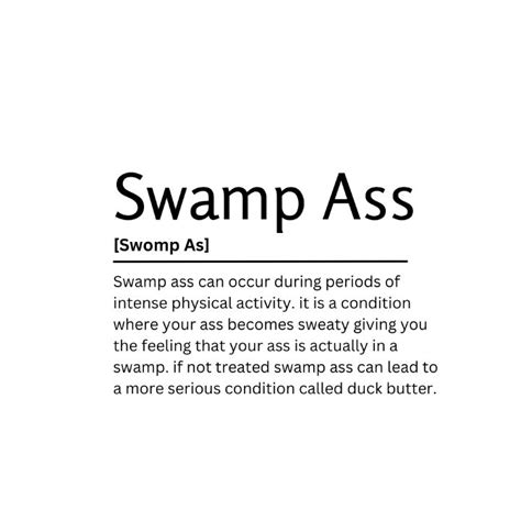 swamp ass Meaning & Origin 